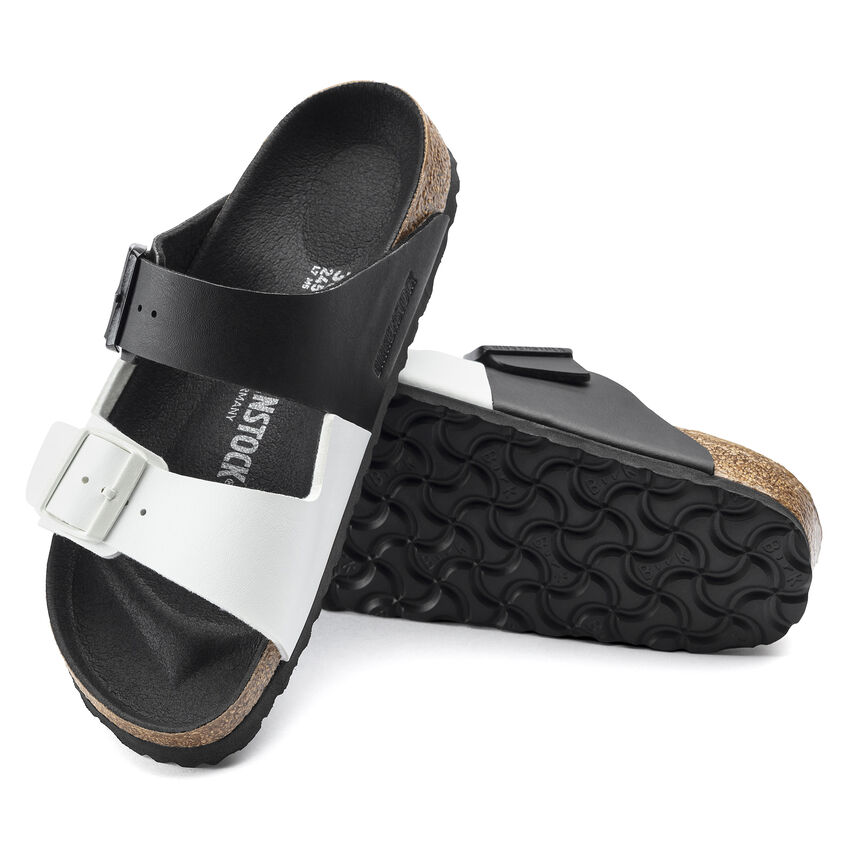 BIRKENSTOCK 1019712 BLACK/WHITE NARROW