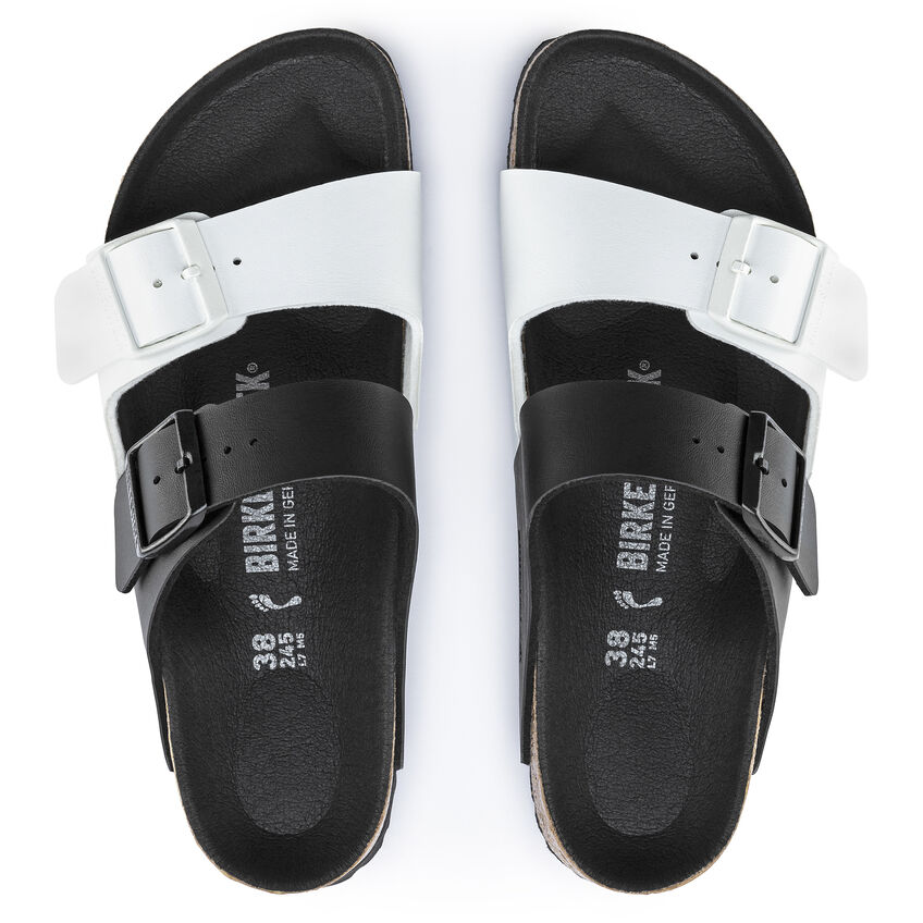 BIRKENSTOCK 1019712 BLACK/WHITE NARROW