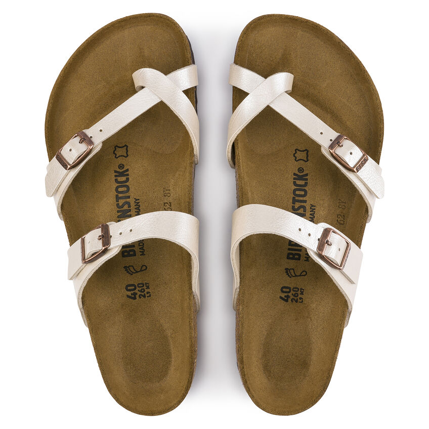 BIRKENSTOCK 71661 MAYARI GRACEFUL PEARL WHITE